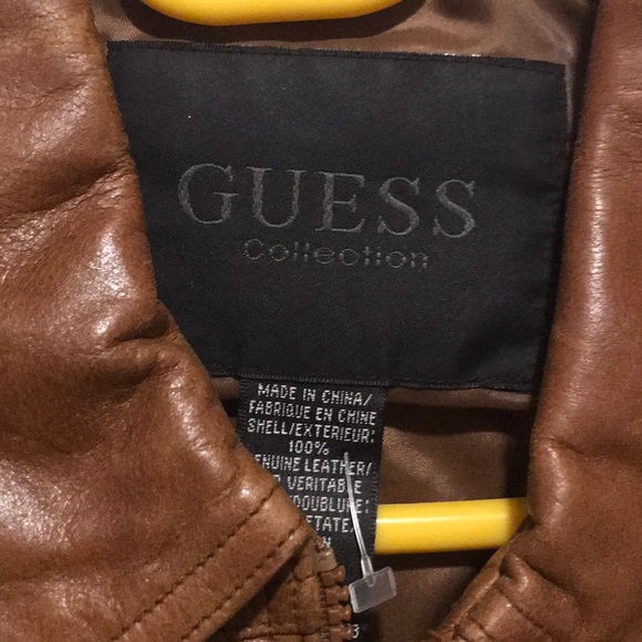 Guess Collection Leather Jacket - Picture 2 of 3